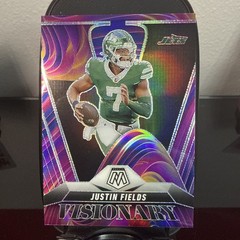 2025 Panini Mosaic – Visionary Justin Fields #19