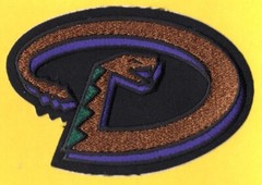 ARIZONA DIAMONDBACKS EMBROIDERED MLB PATCH – 5 3/4 inches wide