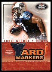 2002 Fleer Box Score #NNO Eddie George Yard Markers Jerseys