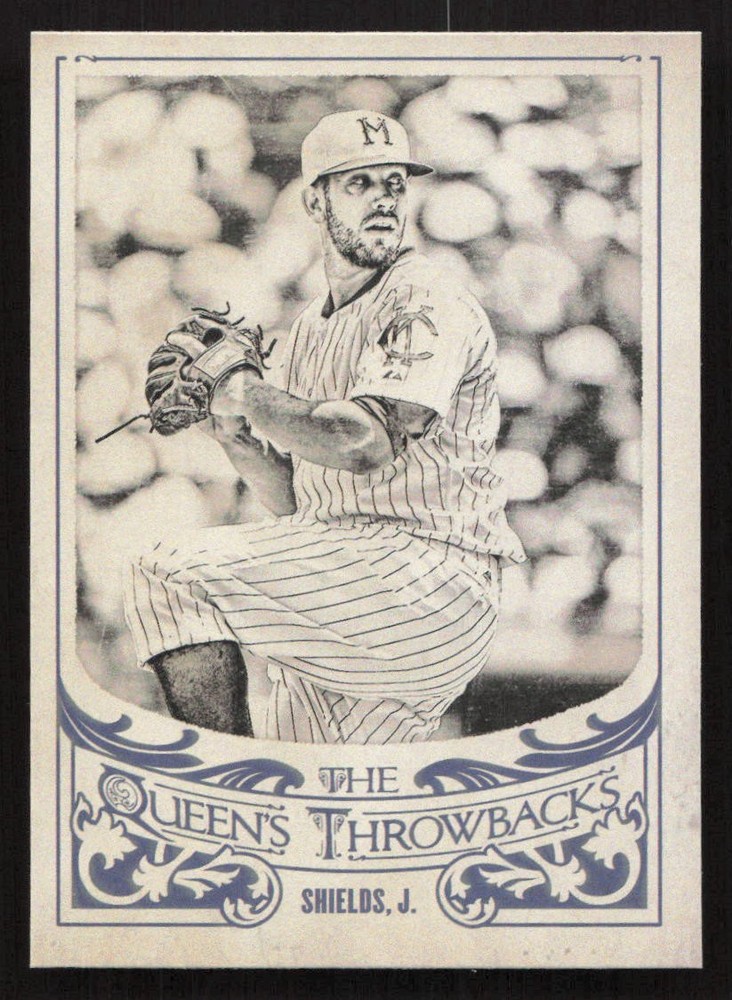 2015 Topps Gypsy Queen James Shields The Queen’s Throwbacks #QT-6 Card
