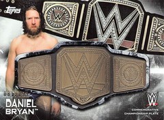 2019 Topps WWE SmackDown Live Daniel Bryan SmackDown Championship Relics #/199
