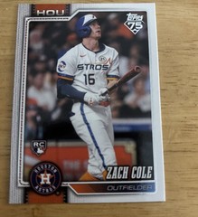 2026 Topps Series 2 – Zach Cole #601 Astros RC