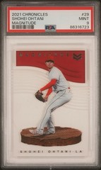 2021 PANINI CHRONICLES MAGNITUDE SHOHEI OHTANI #29 PSA 9