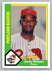 1990 CMC Jimmy Williams #562 Portland Beavers Minor League Baseball Card