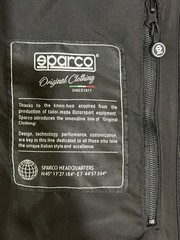 Sparco Andretti Indy Car Team Racing Crew Jacket Sweatshirt Full-Zip Black