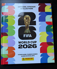 2026 FIFA World Cup Panini Official Sticker Hard Cover Album Book USA Edition