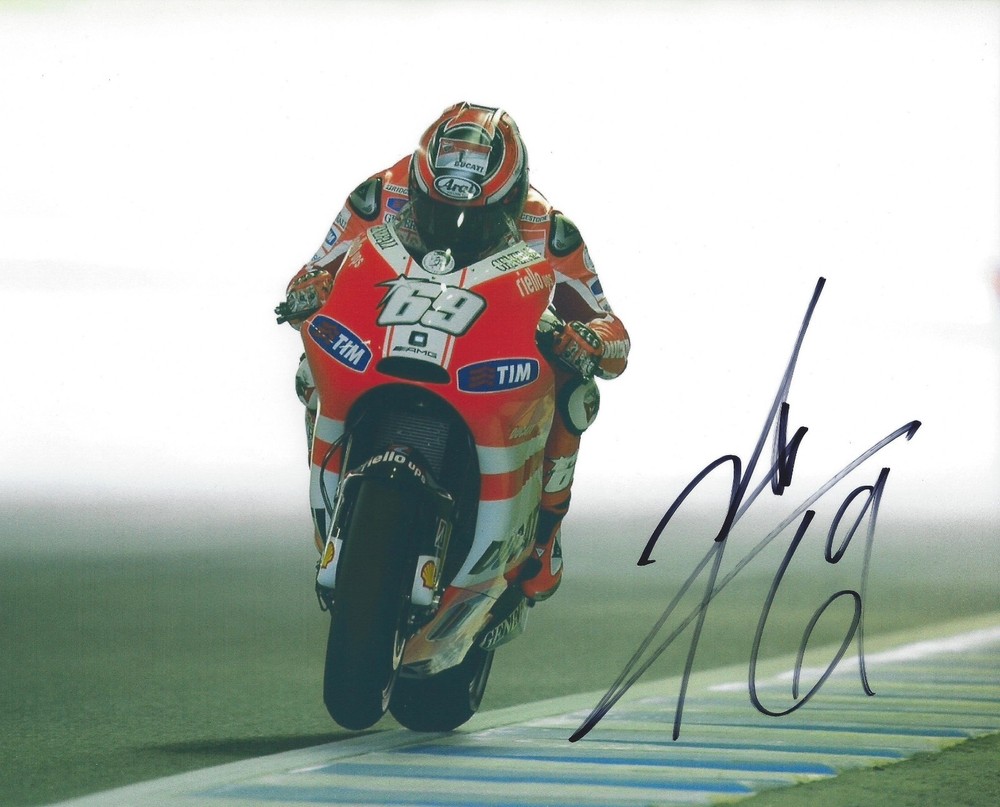 NICKY HAYDEN Signed 8.5 x 11 Photo Signed REPRINT Motorcycle Racing FREE SHIP