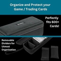 Game Card Storage Case – Collectible Trading Cards Holder – For 600+ Cards – …