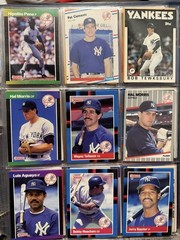 Lot Of 200 New York Yankees Baseball Cards – Don Mattingly, Bernie Williams