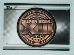 Steelers vs. Cowboys 2015 Topps NFL Super Bowl XIII Coin Card #NFLSBC-13