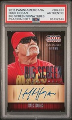 2015 PANINI AMERICANA HULK HOGAN BIG SCREEN SIGNATURES AUTO /99 PSA/DNA Auth