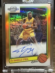 Shaquille O’Neal 2020-21 Panini Contenders Optic Orange Prizm On-Card Auto /15