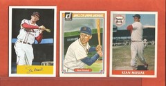 Stan Musial St. Louis Cardinals Lot 3 Cards 1980’s-2020’s