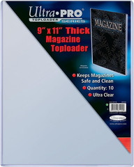Ultra Pro 9″ X 11-1/4″ Thick Magazine Toploader 10Ct