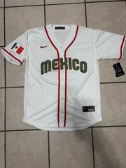 Mexico World Baseball Classic WBC 2026 White Stitched Jersey