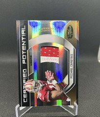 Michael Crabtree Certified Potential Materials Prime #/25 2009 Donruss Certified