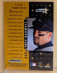 1997 Pinnacle Certified GOLD TEAM #2 Jeff Bagwell Astros RARE INSERT /500