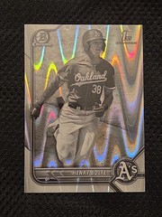 2022 Bowman Draft Chrome Henry Bolte #BDC-121 Black White RayWave Refractor (RC)