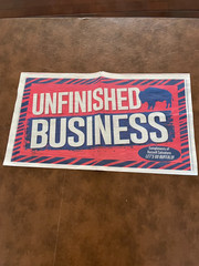 12/26/21 Buffalo News “Unfinished Business” Poster Buffalo Bills – NR-MT