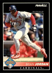 1992 Pinnacle #555 Brian Jordan RC – BB
