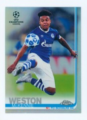 2018-19 Weston McKennie Topps Chrome UEFA Refractor FC Schalke 04 Rookie Card