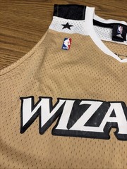 Vintage Gold and White Gilbert Arenas Wizards Jersey. Adidas Size XXL Mens