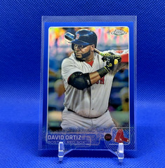 2015 Topps Chrome David Ortiz Blue Refractor /150 Boston Red Sox MLB #124