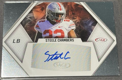 SAGE 2023 Low Series Steele Chambers A-SC Autographs Insert Ohio State Auto