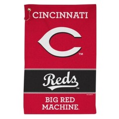 CINCINNATI REDS ALL PURPOSE GOLF TAILGATE TOWEL 16″X25″ HOOK AND GROMMET