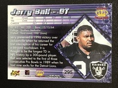 Football 1997 Pacific Copper Jerry Ball Oakland Raiders Defensive Lineman #295