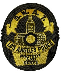 S.W.A.T PATCH WITH GLUE SIZE 2.75X3.25” LOS ANGELES