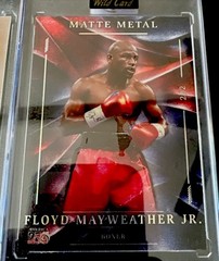 2026 Wild Card Matte Metal Fighters Set Mayweather 2/2 And Dustin Poirier 7/8