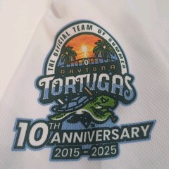 Daytona Tortugas Jersey 10 Year Anniversary 2025 MLB Reds Minor League Medium