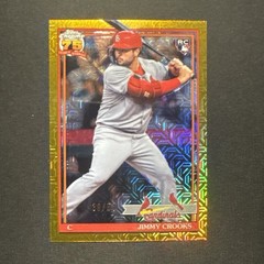 2026 Topps Series 2 JIMMY CROOKS Chrome Silver Pack Gold Mojo 91C2-18 #/50