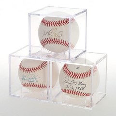 Baseball Display Case UV Protected Autographed Ball Holder Clear Polystyrene 1 P