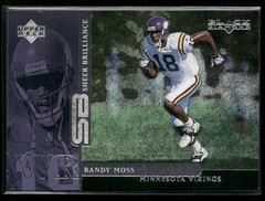 1998 Upper Deck Black Diamond Rookie #B26 Randy Moss Sheer Brilliance #/1800