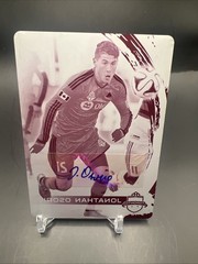 2014 Topps MLS Soccer Magenta Printing Plate With Auto JONATHAN OSORIO