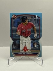 Kristian Campbell 2023 Bowman Draft Sky Blue /499 1st Prospect #BD-125 Red Sox