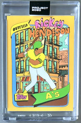 TOPPS PROJECT 2020 #294 RICKEY HENDERSON by FUCCI 1980 ATHLETICS FREE SHIPPING