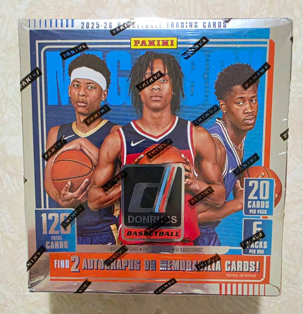 Panini 2025-26 Donruss Basketball NBA Sealed Box 120 Cards Base Set