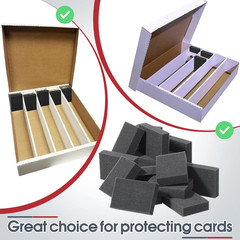 Card Dividers for Storage Boxes Trading Box Dividers Multifunction Card Sponge S