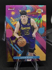 2025-26 Topps Finest – Common Austin Reaves #80 Oil Spill Refractor SP Lakers