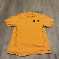 Arrow McLaren IndyCar Team Shirt Mens Large Castore Chevy Short Sleeve Orange