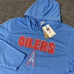 Nike Sideline Tennessee Titans Mens 2XL Throwback Oilers Dri Fit Hoodie NWT