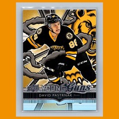 David Pastrnak #495 2024-25 Upper Deck Young Guns Renewed Boston Bruins Hockey