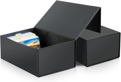 4X6 Index Card Holder, Index Card Storage Box 4 x 6 Inches, Fits 1200 Flash Card