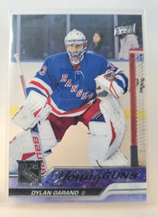 2023-24 Upper Deck Young Guns Dylan Garand Clear Cut Rangers Rookie Card 722