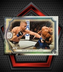 Justin Gaethje RC 2018 Topps UFC Museum Collection Rookie Card #23 USA MMA