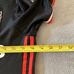 Adidas D.C. United Jersey Women’s Medium M adizero Black MLS Logos Crest Spell