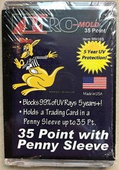 50 NEW Pro-Mold MH35S UV 5 year Magnetic 35 Point Sleeved Trading Card Holders